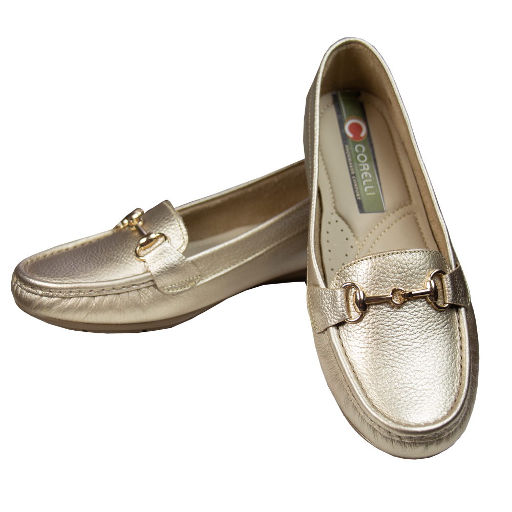 MOCASIN CHATO  GUCCI  PLATINO