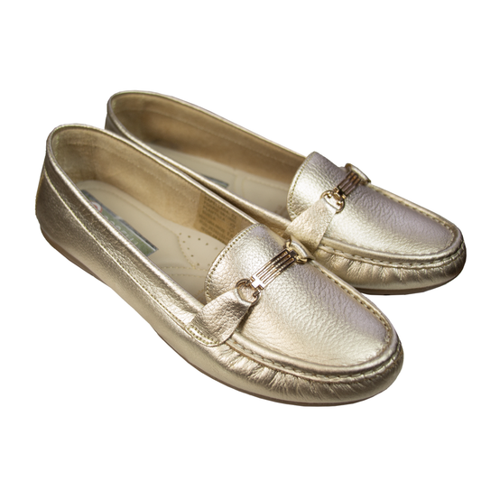 MOCASIN CHATO  MERY II  PLATINO