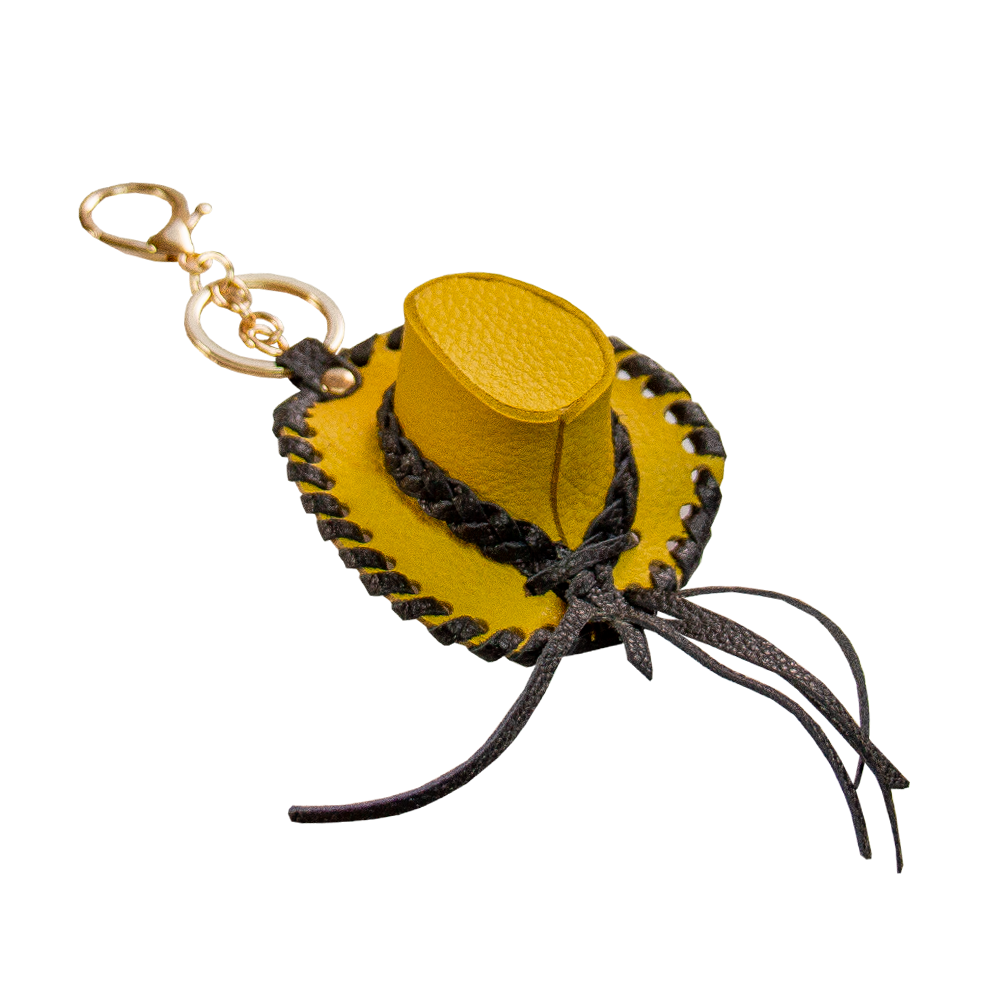 CHARM  SOMBRERO BAQUERO MOSTAZA / NEGRO