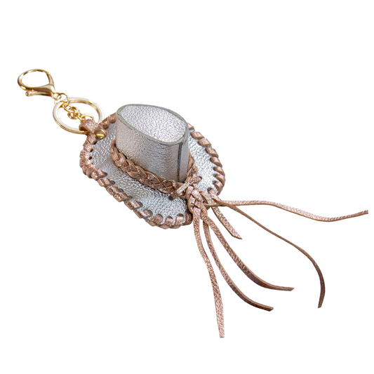 CHARM  SOMBRERO BAQUERO PLATA / ORO ROSA