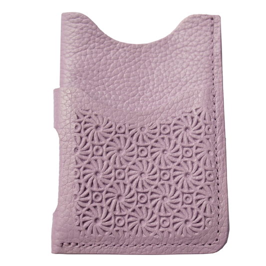 TARJETERO  -CIRCULO-COLORES  LILAS