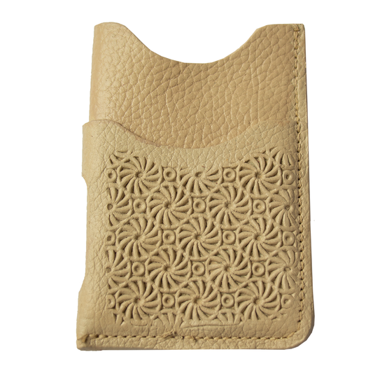 TARJETERO  -CIRCULO-COLORES  BEIGE
