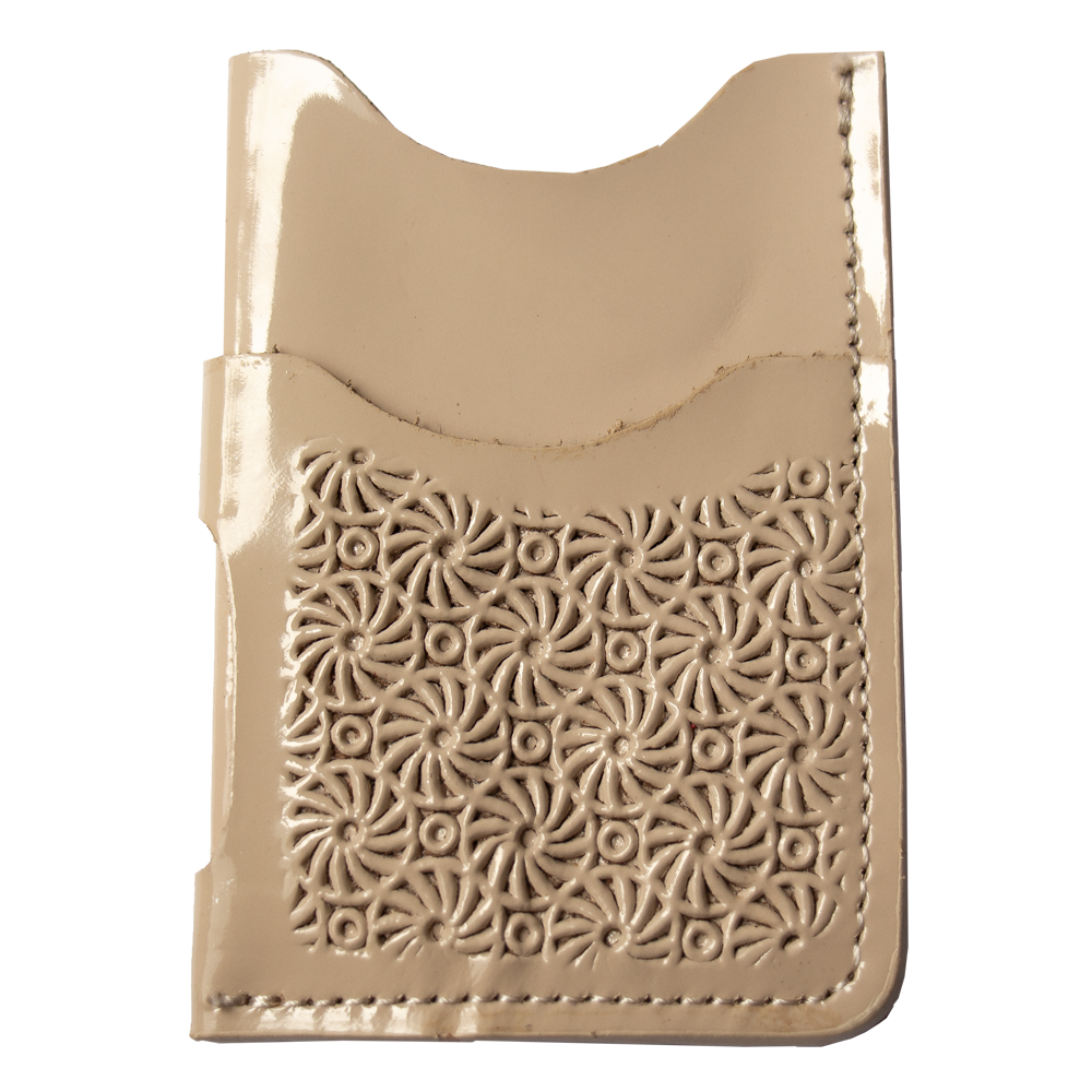 TARJETERO  -CIRCULO-COLORES  BEIGE