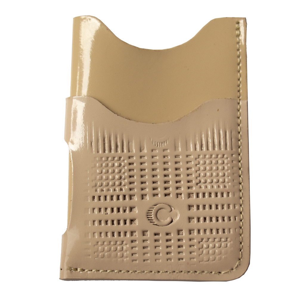 TARJETERO  -CIRCULO-COLORES  BEIGE