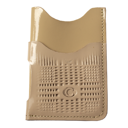 TARJETERO  -CIRCULO-COLORES  BEIGE