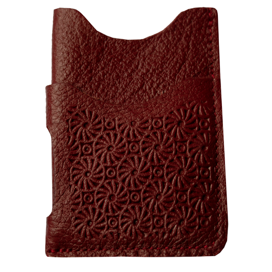 TARJETERO  -CIRCULO-COLORES  ROJO