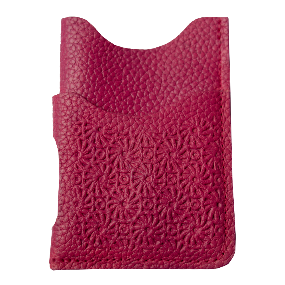 TARJETERO  -CIRCULO-COLORES  ROSADOS -FUCSIA -NUDES