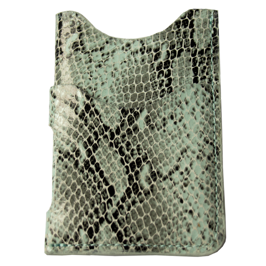 TARJETERO  -SERPIENTE  VERDE