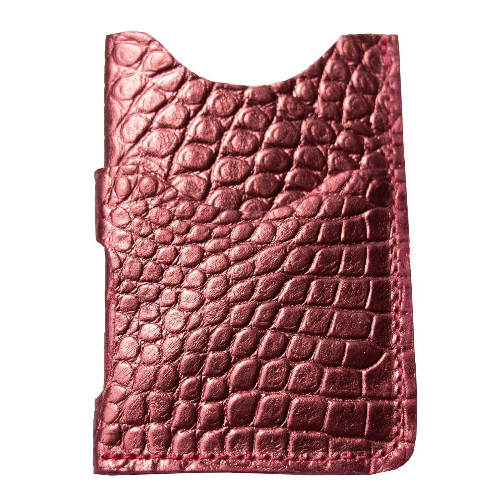 CARD HOLDER - PINK BOA