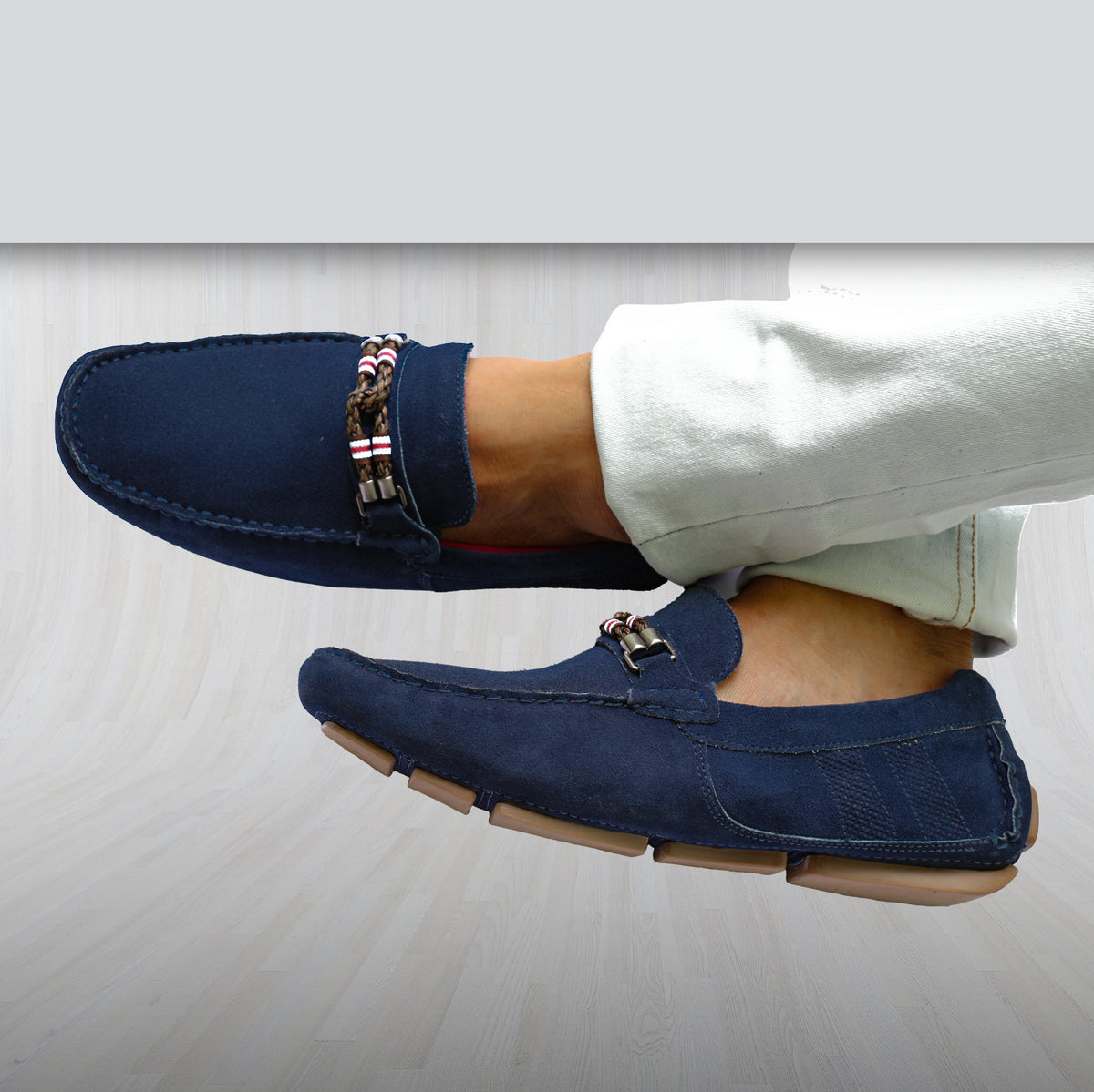 LEO BLUE SUEDE 