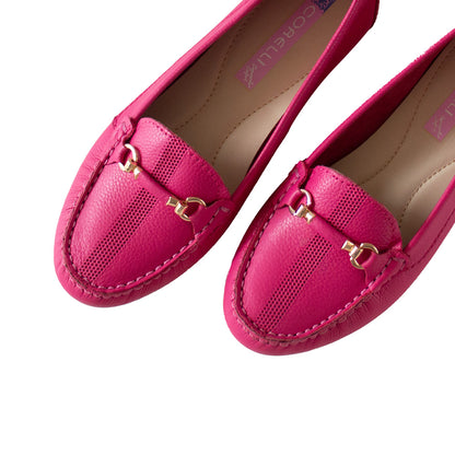 MOCASIN CHATO  SARA-2  FUCSIA