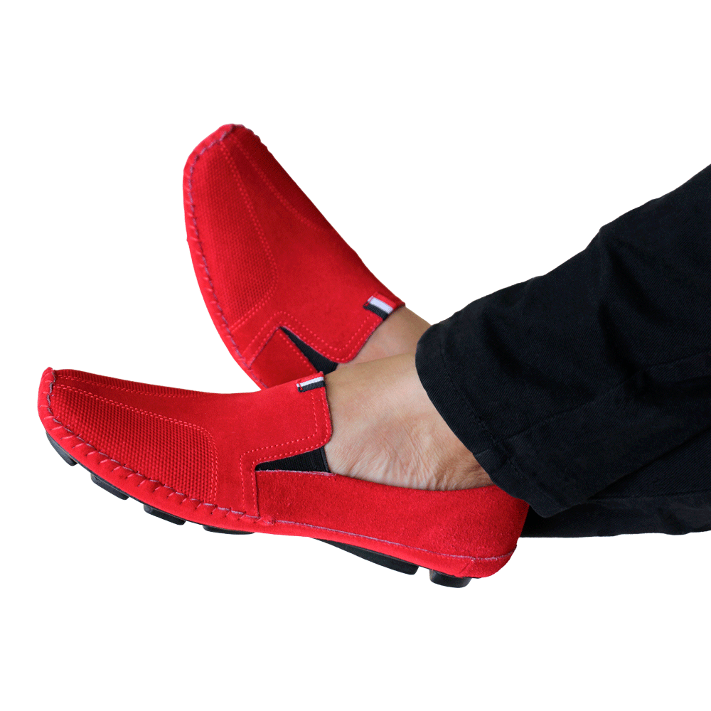 TOMMY RED SUEDE