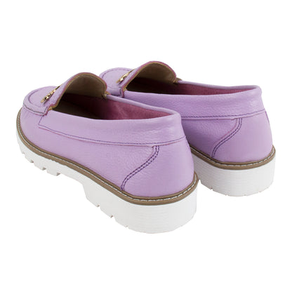 MOCASIN PLATAFORMA  CHIARA  LILA