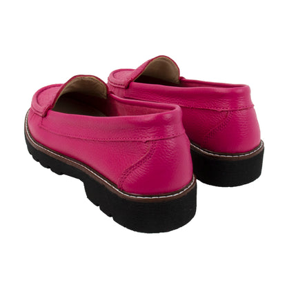 MOCASIN PLATAFORMA ESTER  FUCSIA