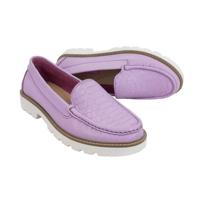 MOCASIN PLATAFORMA ESTER LILA