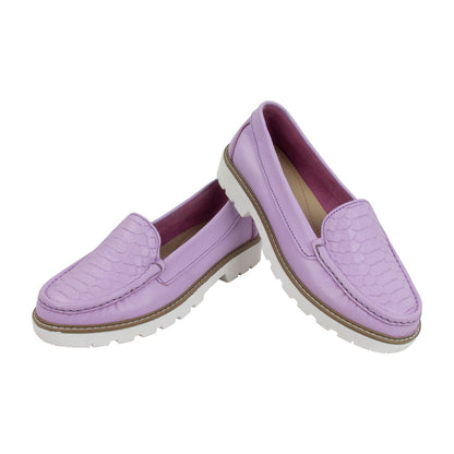MOCASIN PLATAFORMA ESTER LILA