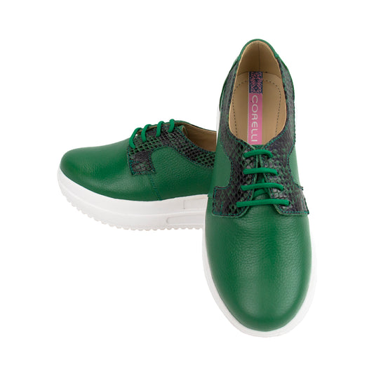 ZAPATO URBANO  RUBY VERDE HOJA
